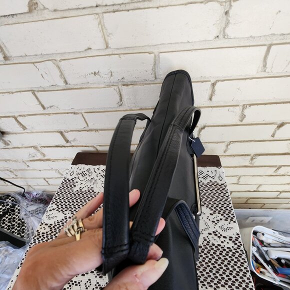 Euc Coach Taylor Black Saffiano Leather Shoulder Bag Purse - Picture 5 of 13